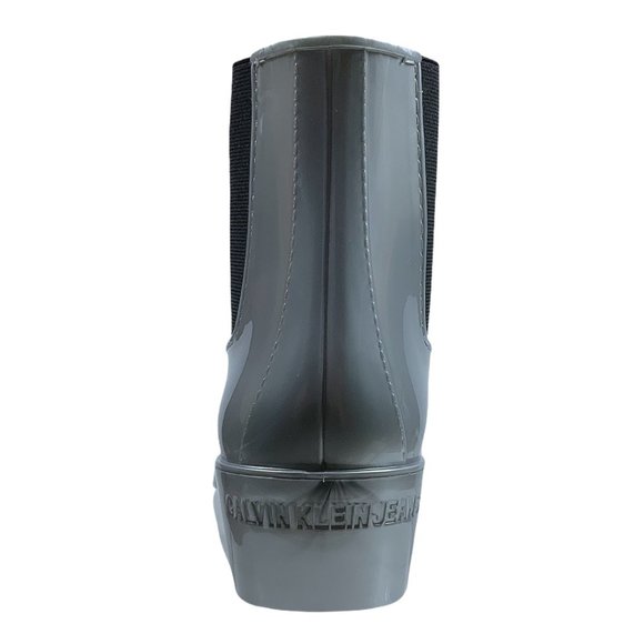 Calvin Klein Cole Metallic Rubber Ankle Boots - Picture 3 of 11